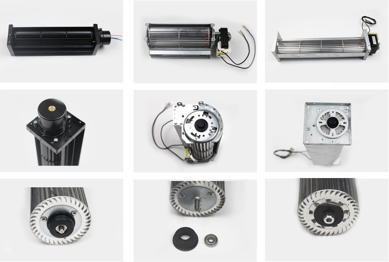 Cross flow tangential blowers