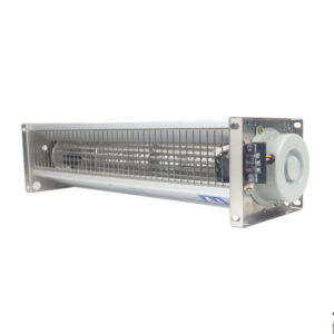 Dry power transfer cross flow fan