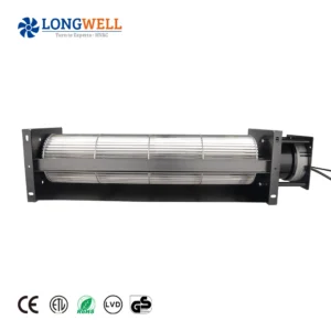 LONGWELL 12V~230V EC Cross Flow Fan Tangential Ventilator OEM Manufacturer 120mm 1236 CFM for HVAC System Air Curtain Wholesale