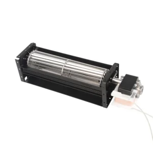 LONGWELL 50mm AC Shaded Pole Motor Low Noise 230V 115V Cross Flow Cooling Fan 1/2/3 Speeds Galvanized Metal Housing for Split