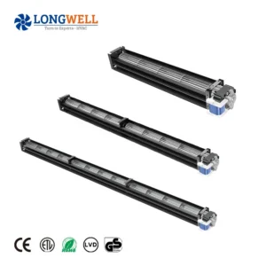 LONGWELL Custom Small Cross Flow Split Ac Fan 40mm/43MM 115V 220V 230V Cooling Tangential Fan for Convector Heater OEM ODM