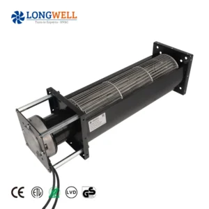 LONGWELL EC Efficient Cross Flow Fan Supplier 800m3/h 230 V 100mm Tangential Ventilator for Industrial HVAC System Ventilation