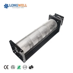 LONGWELL EC Tangential Fans 120mm Cross Flow Fan Blower 12V~230V for HVAC air Conditioner Commercial Refrigeration OEM Factory