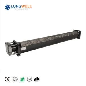 LONGWELL EC Tangential Fans 90mm 0-10V PWM Speed Control Cross Flow Fan 376~932CFM Ventilator for HVAC System Wholesale Supplier