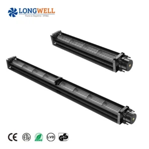 LONGWELL OEM ODM Manufacturer 40mm 50mm DC Cross Flow Tangential Fan 12V 24V 48V Brushless Motor Industrial Ventilation Fan